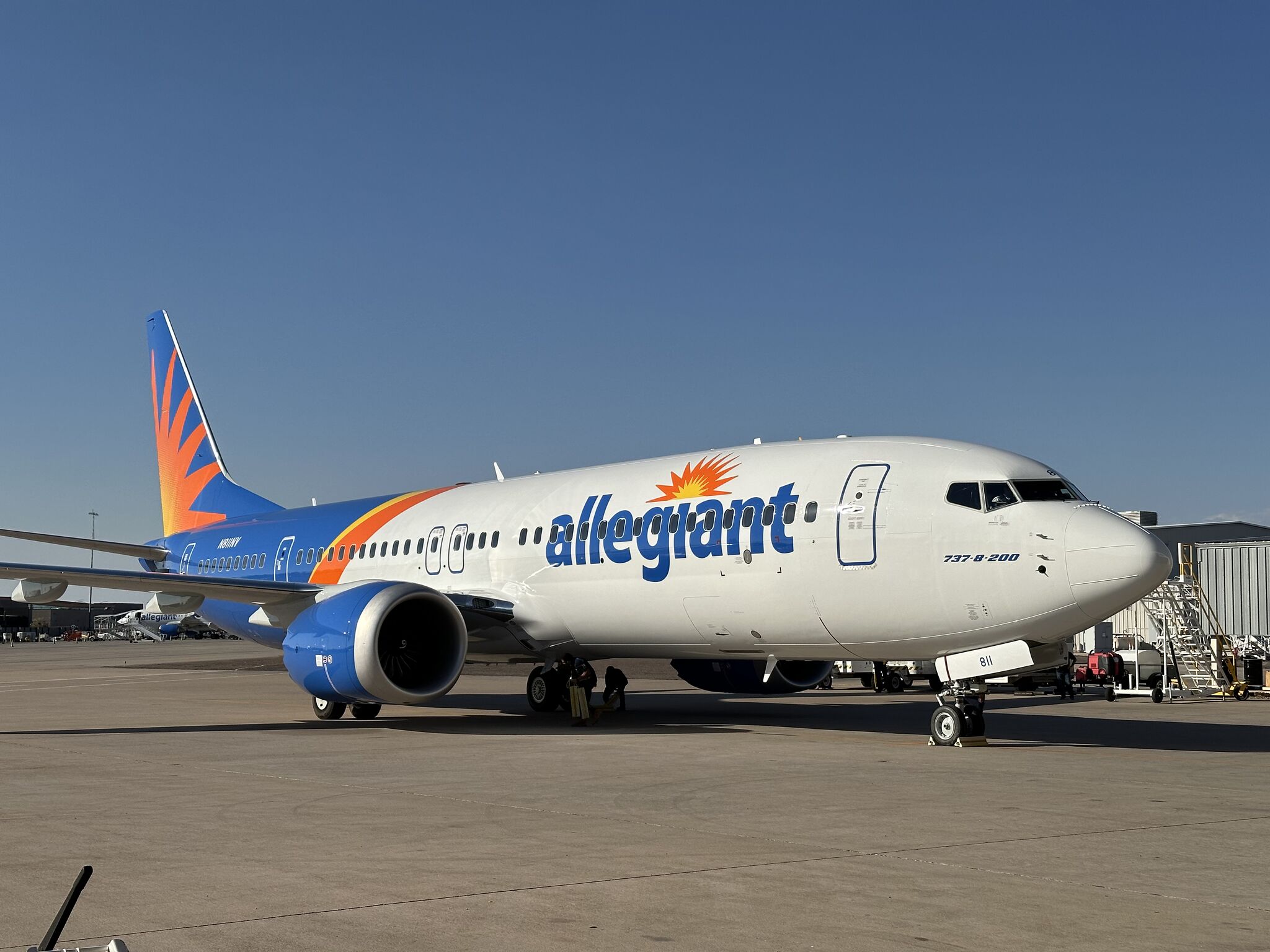 Allegiant Air ajusta su flota espera este año menos Boeing 737 MAX de