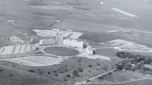 Ezeiza en 1950