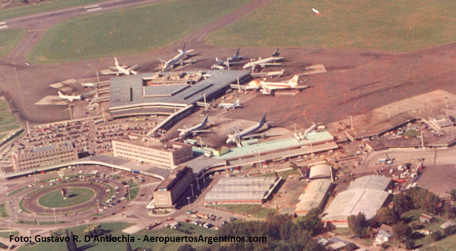 Ezeiza a principios de los 90 (Foto: Gustavo R. D