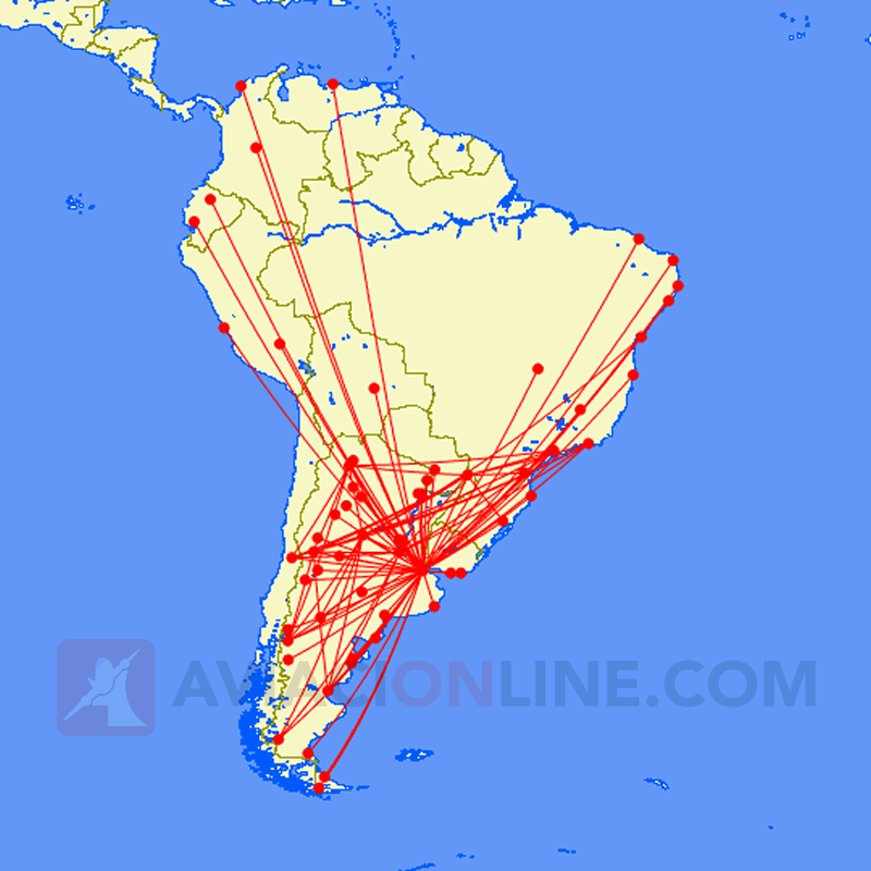 #AeroAudiencia2016: así quedaría el mapa de rutas de Flybondi