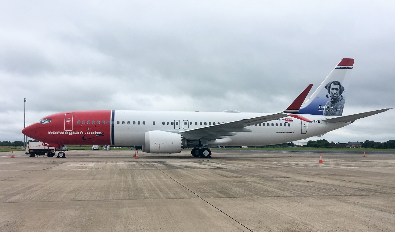 Norwegian refuerza su flota con dos Boeing 737 MAX