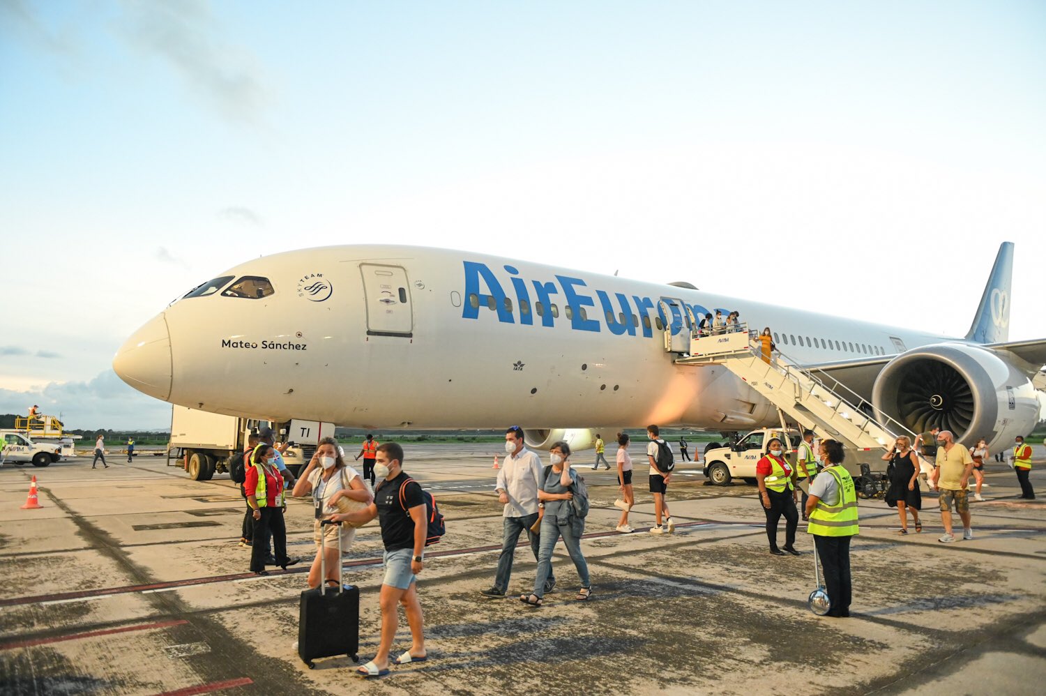 Air Europa inauguró sus vuelos a Samaná