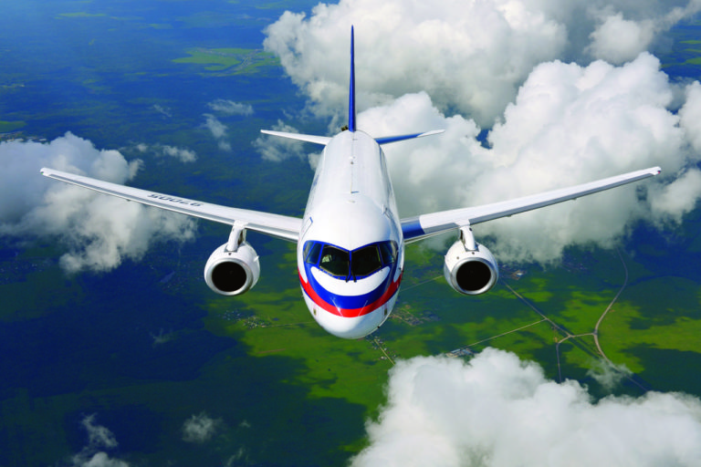 Sukhoi SSJ100 Superjet. Imagen: Superjet International.