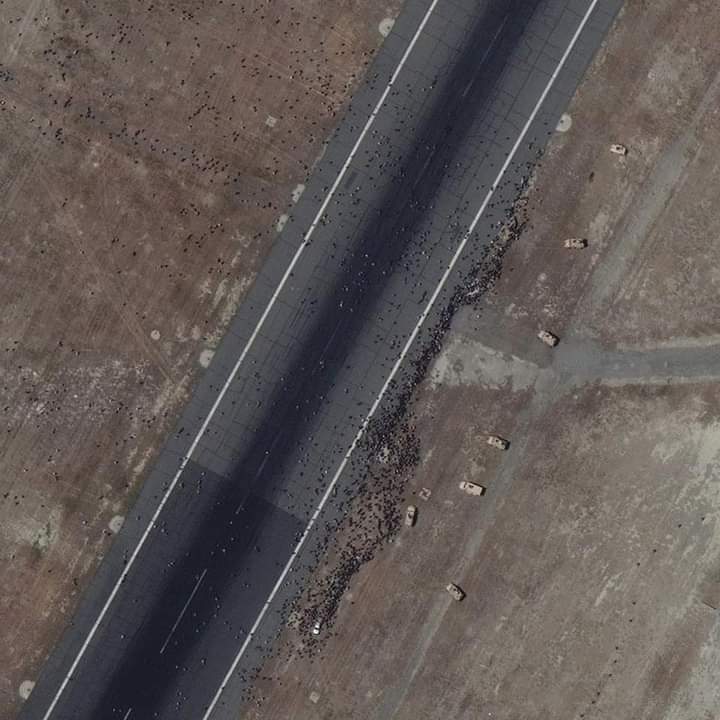 Pista del aeropuerto de Kabul