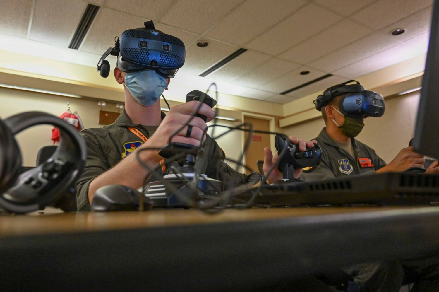 Virtual Reality F-15 pilot training