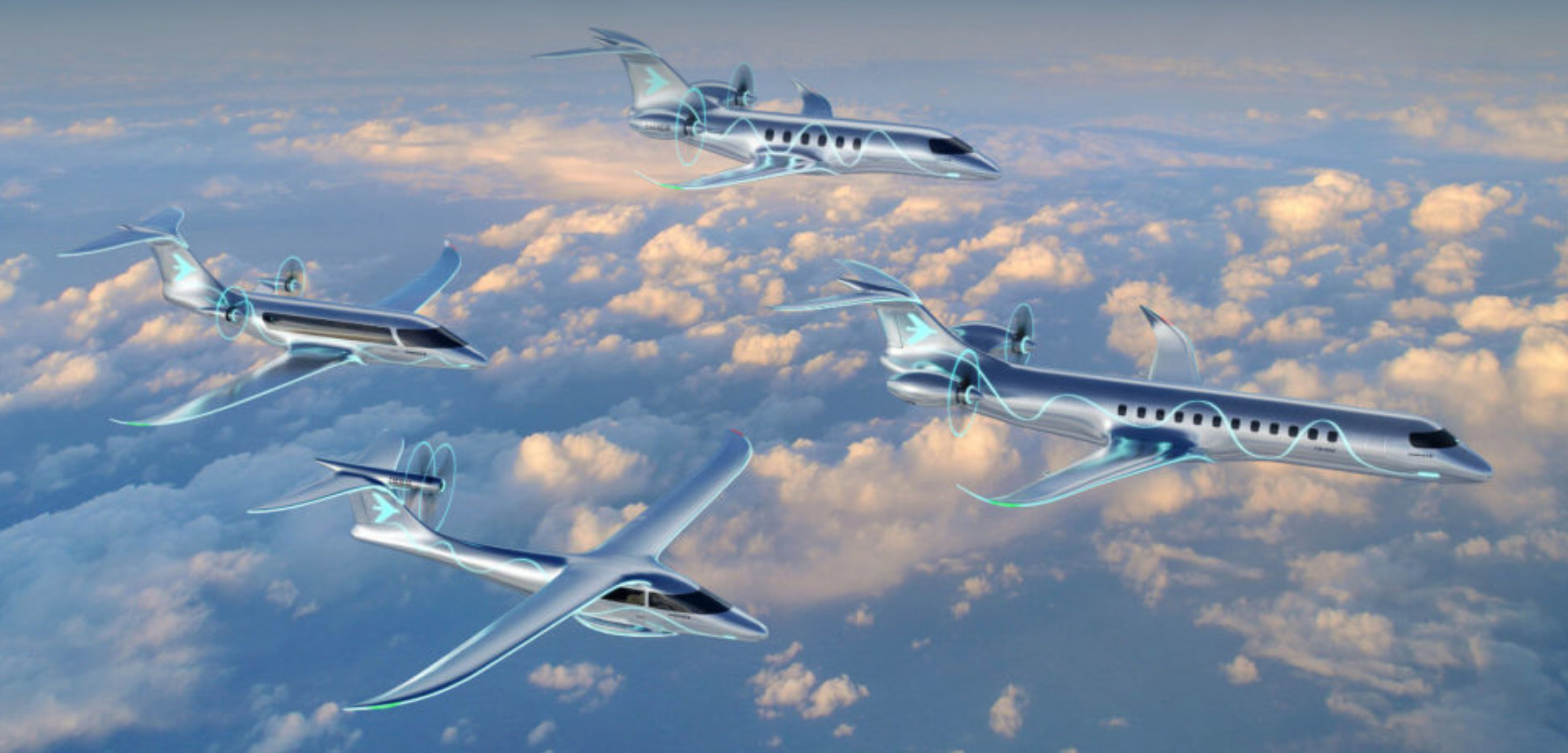 La sostenibilidad es el futuro: Embraer presentó los cuatro conceptos de la Familia Energia