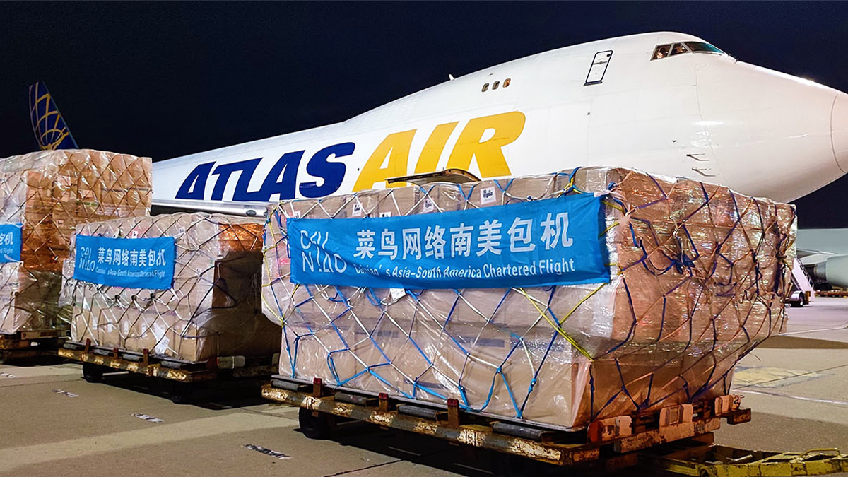 ATLAS AIR 航空機ジャンボ貨物機モデル 1/144　PACMIN社製 ATLAS AIR 航空機ジャンボ貨物機モデル 1/144 PACMIN社製