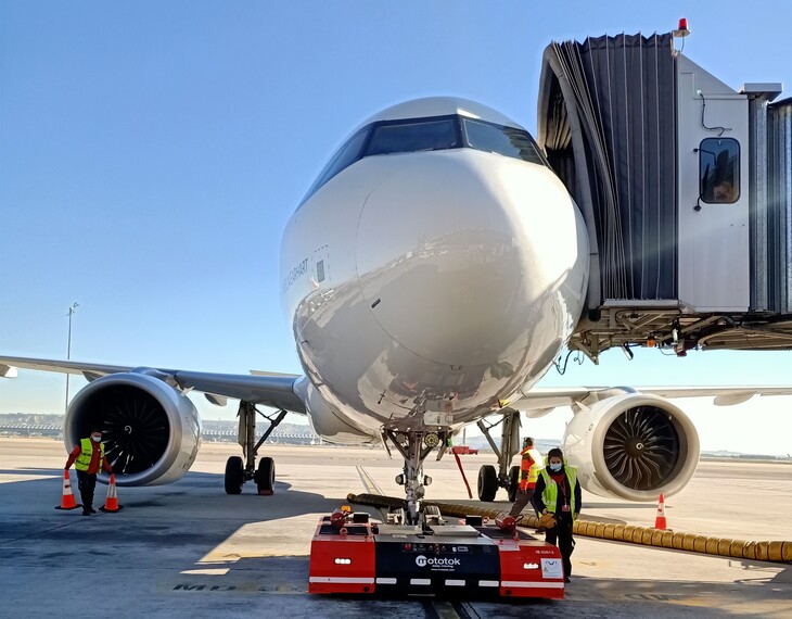 El servicio de rampa de Iberia atendió 60% más pasajeros que en 2020