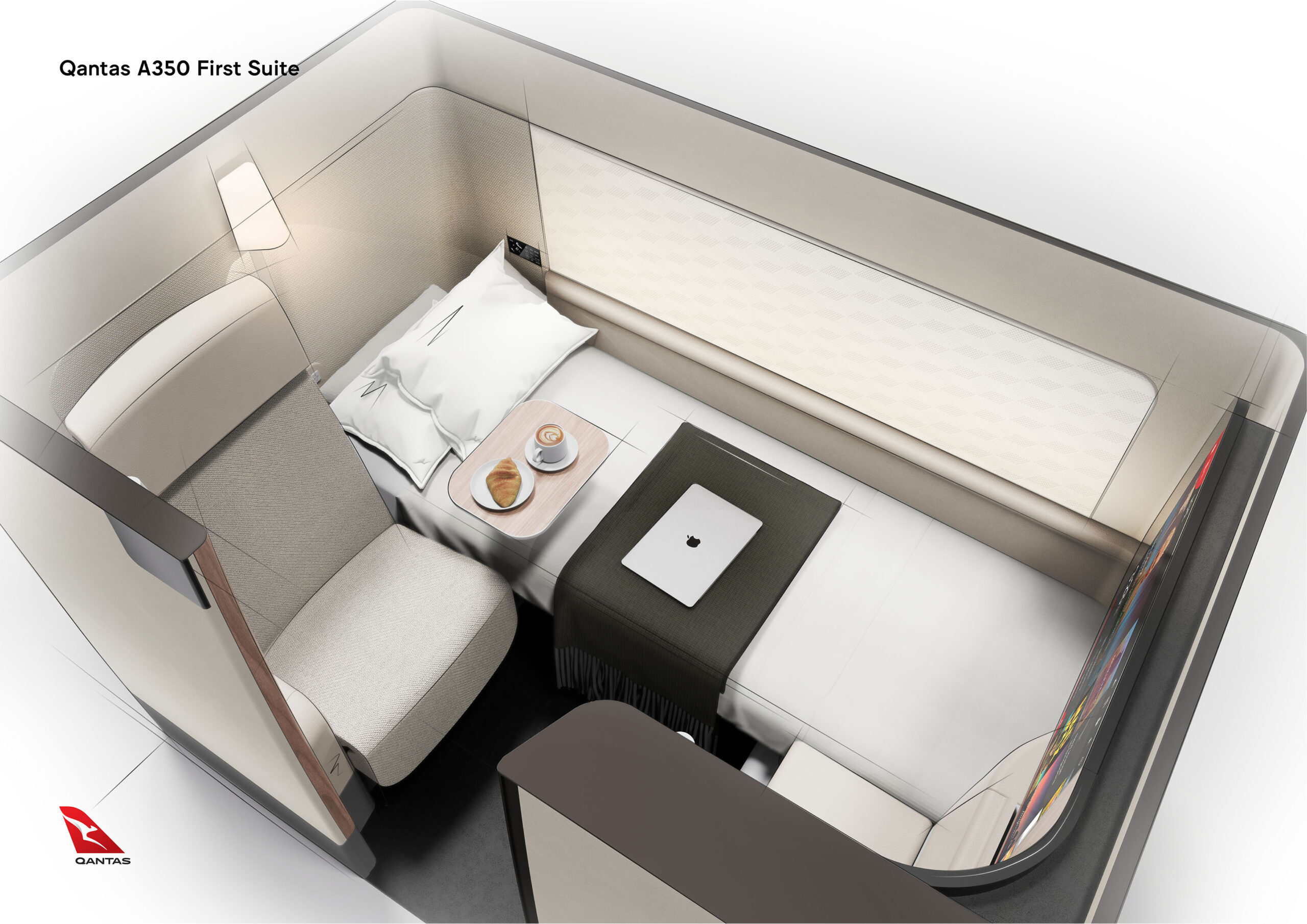 Qantas - First Class A350