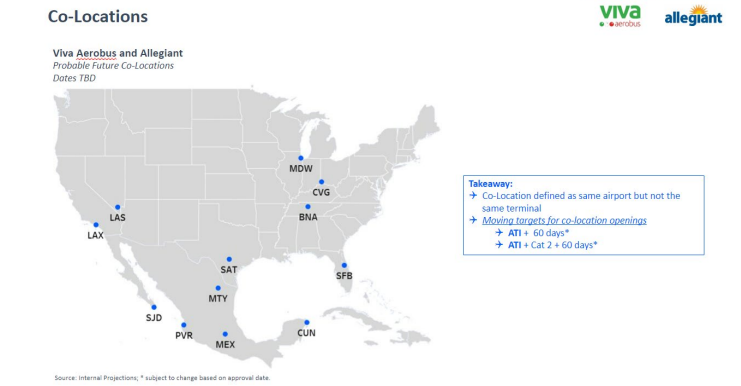 Allegiant and Viva Aerobus Joint Venture