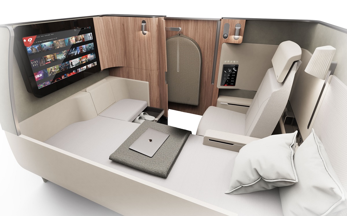 Qantas Airbus A350-1000 First Class