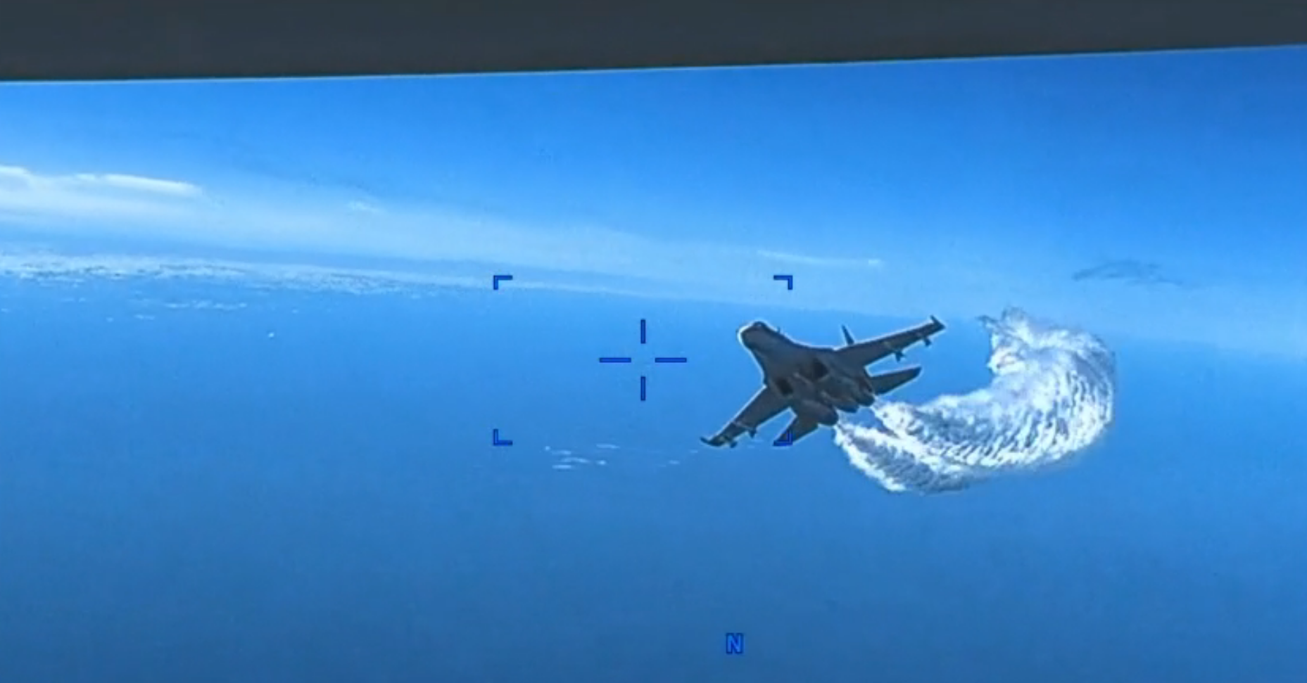 El video del derribo del drone de Estados Unidos por un caza Su-27 ruso, finalmente liberado
