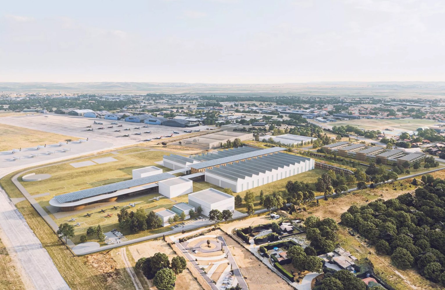 Futura fábrica de AURA AERO (Foto: prensa corporativa)