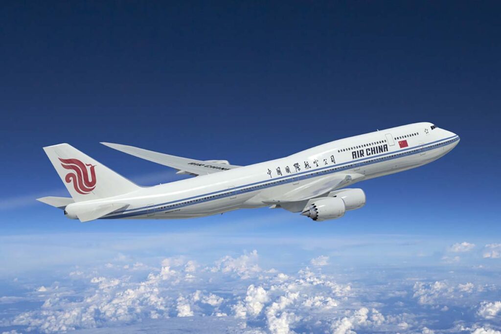 Air China's Boeing 747-8 Set to Resume International Flights