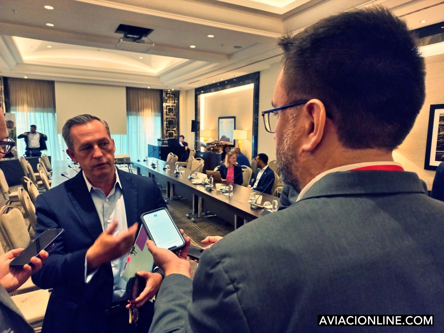 Andrés Conesa at the IATA AGM in Istanbul