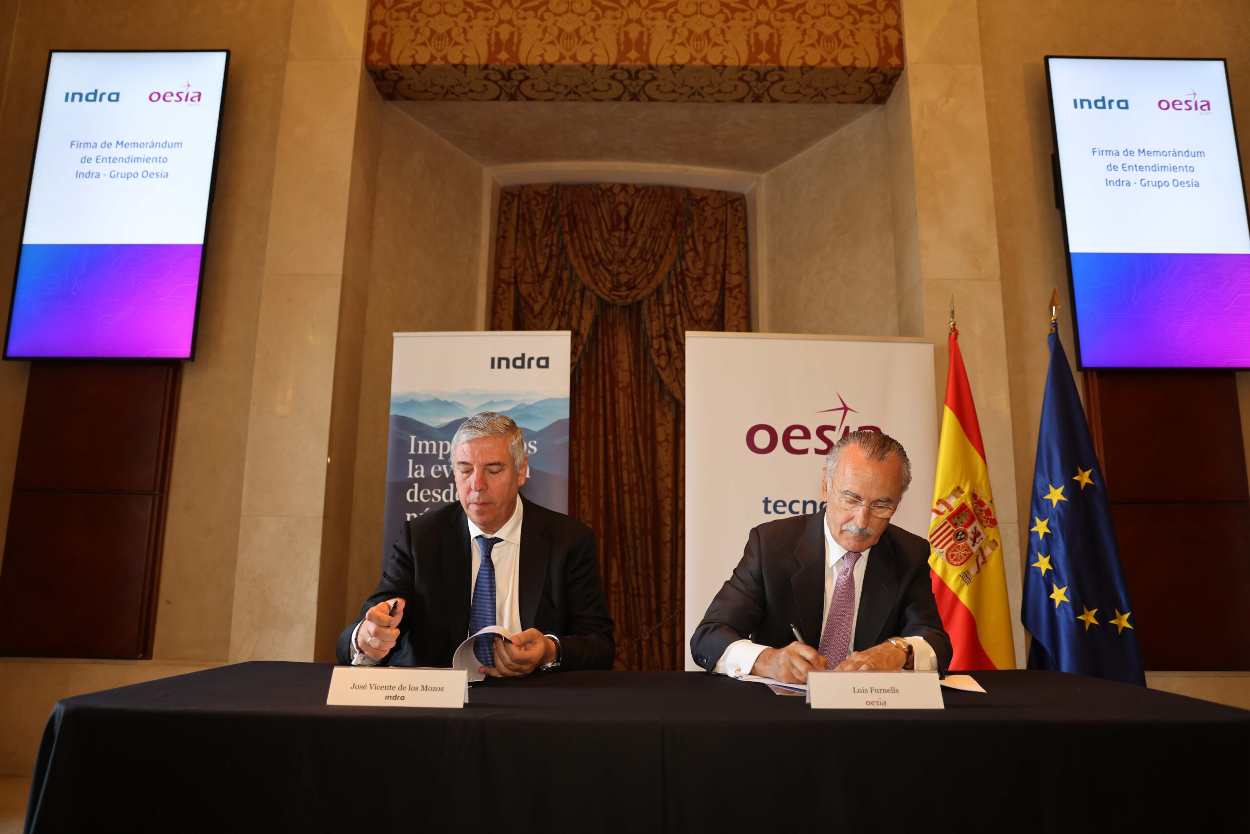 Indra y Grupo Oesía acuerdo