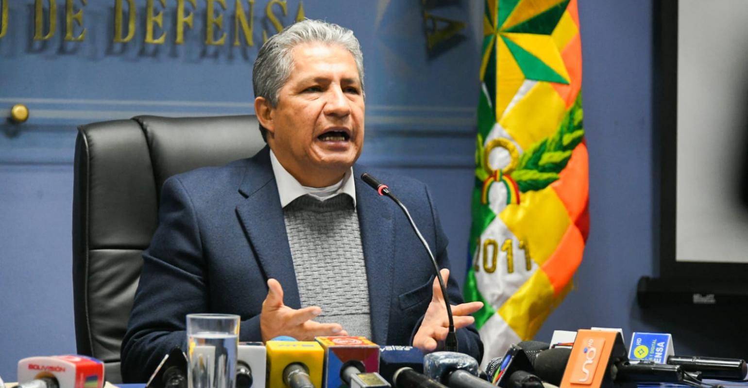 Ministro de Defensa de Bolvia Edmundo Novillo