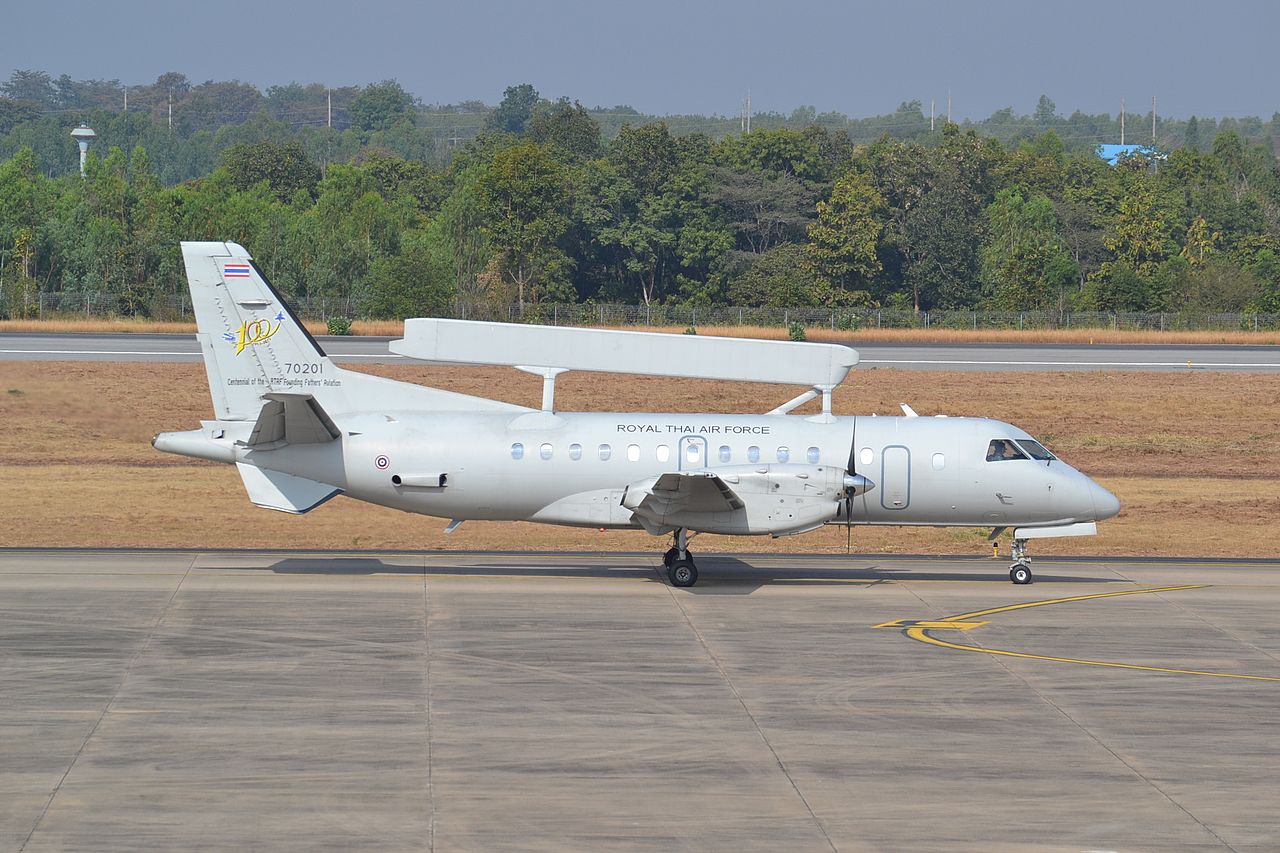 SAAB_340AEW Real Fuerza Aérea Tailandesa