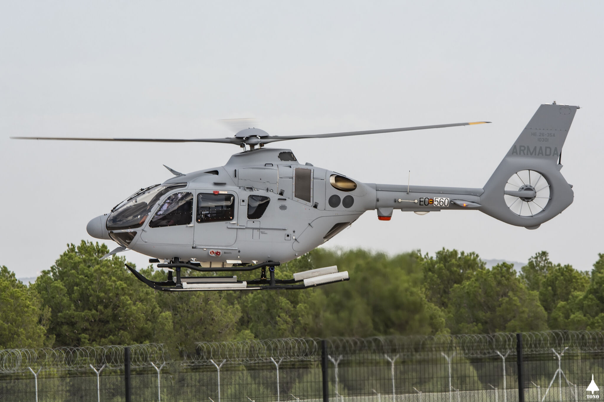 First H135 P3H of the Spanish Navy