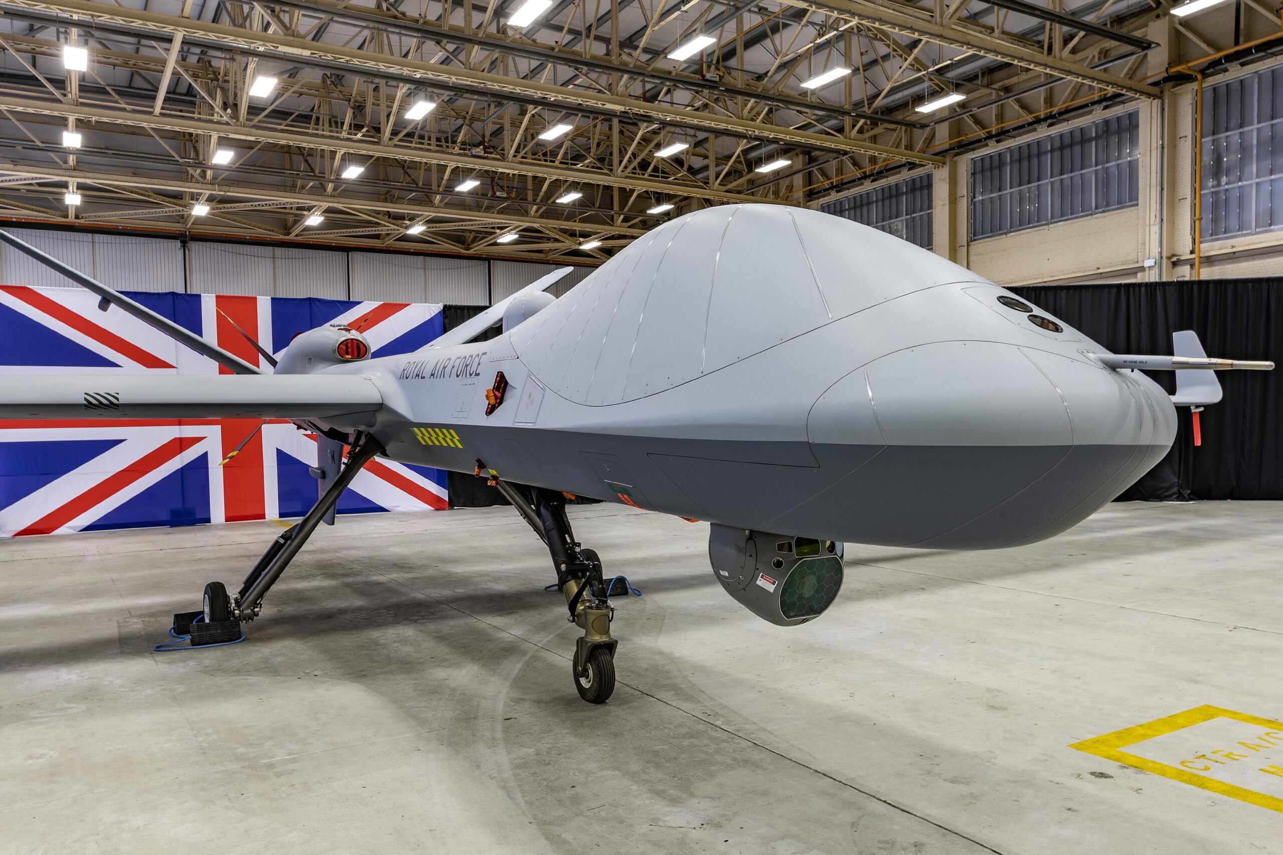 Primer MQ-9B Protector de la Real Fuerza Aérea