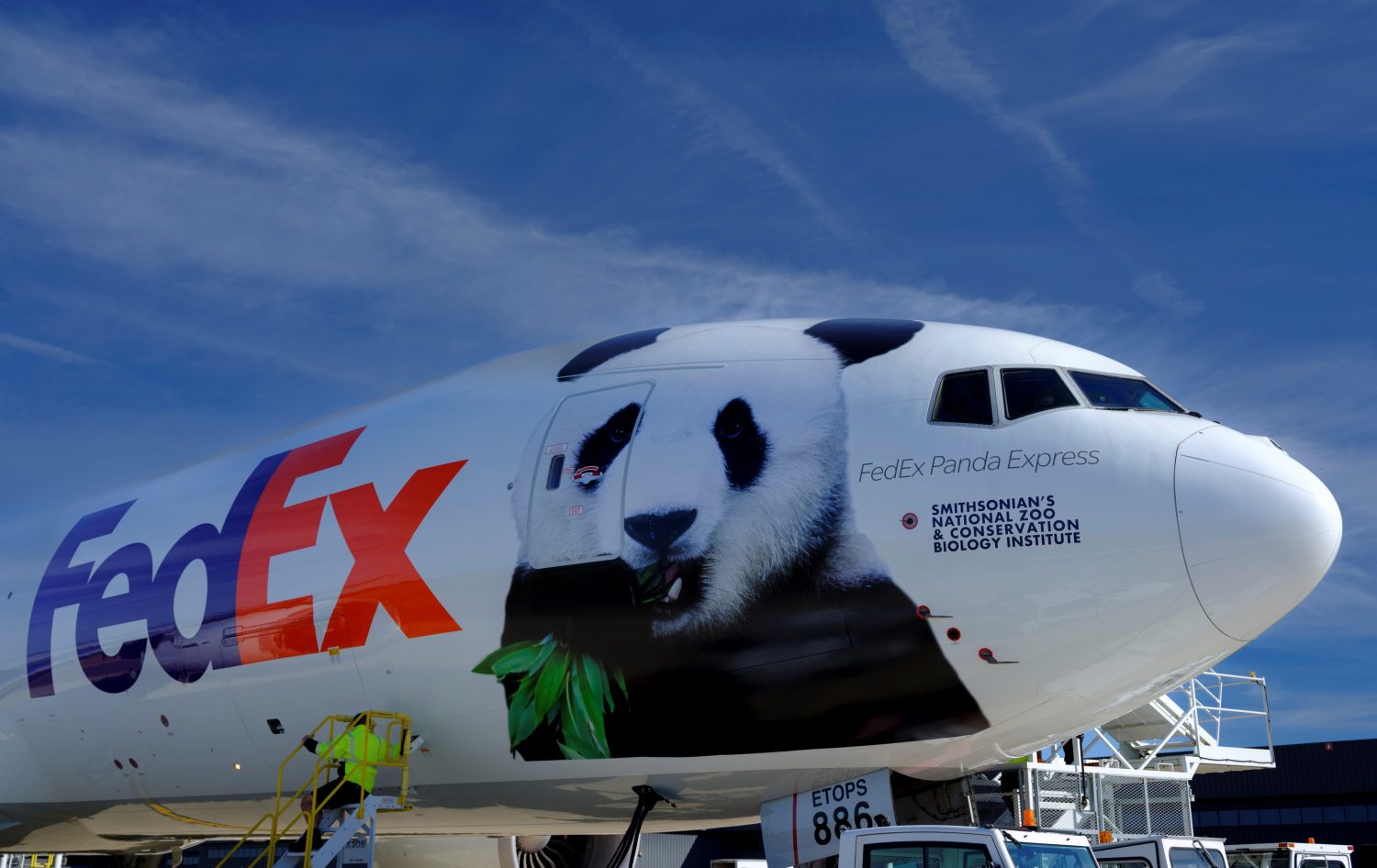 «Panda Express»: Boeing 777F de FedEx recibe livery para una misión muy ...