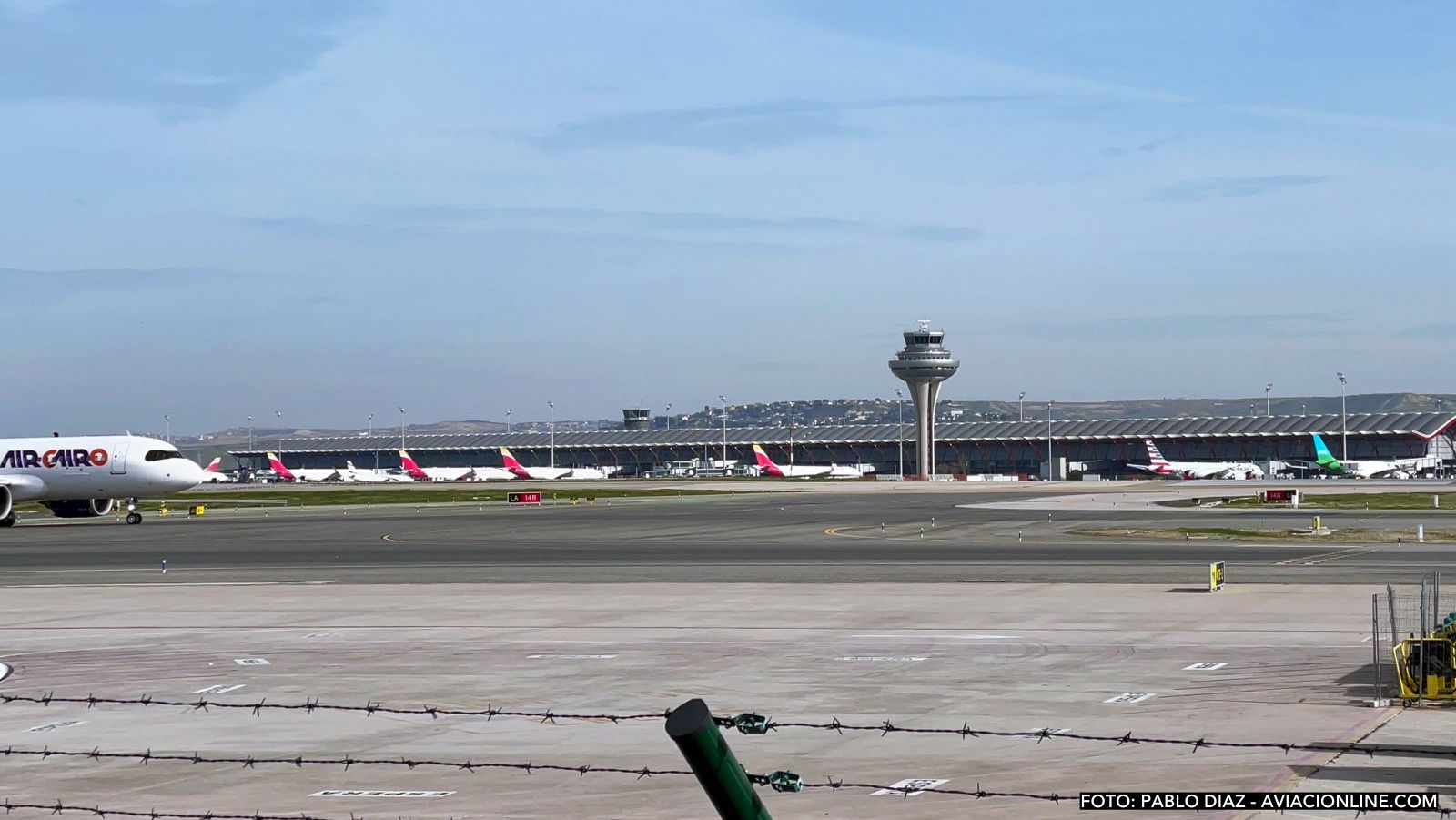 aeropuerto madrid barajas vista general generica