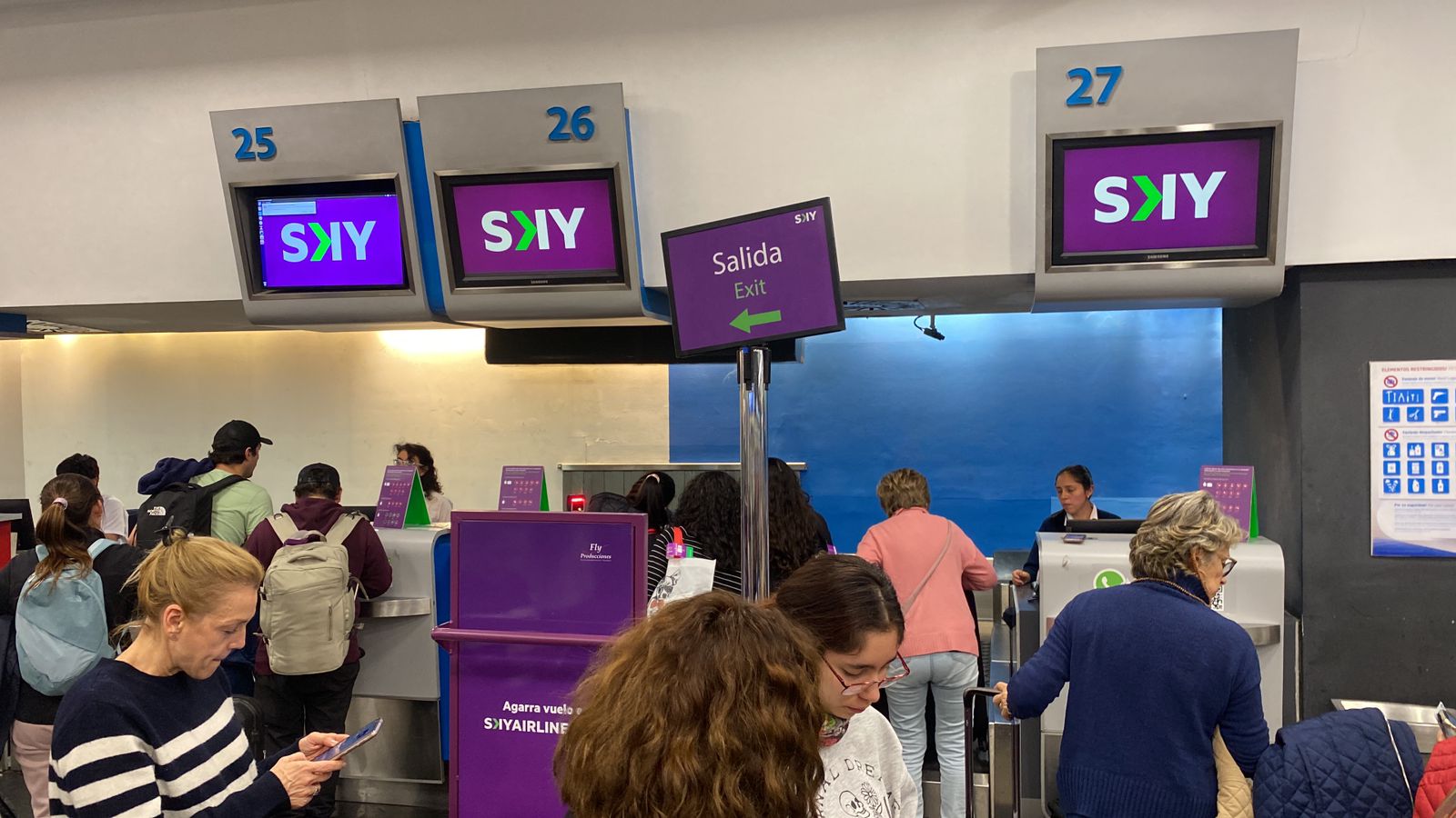 Counter SKY Airline Aeroparque