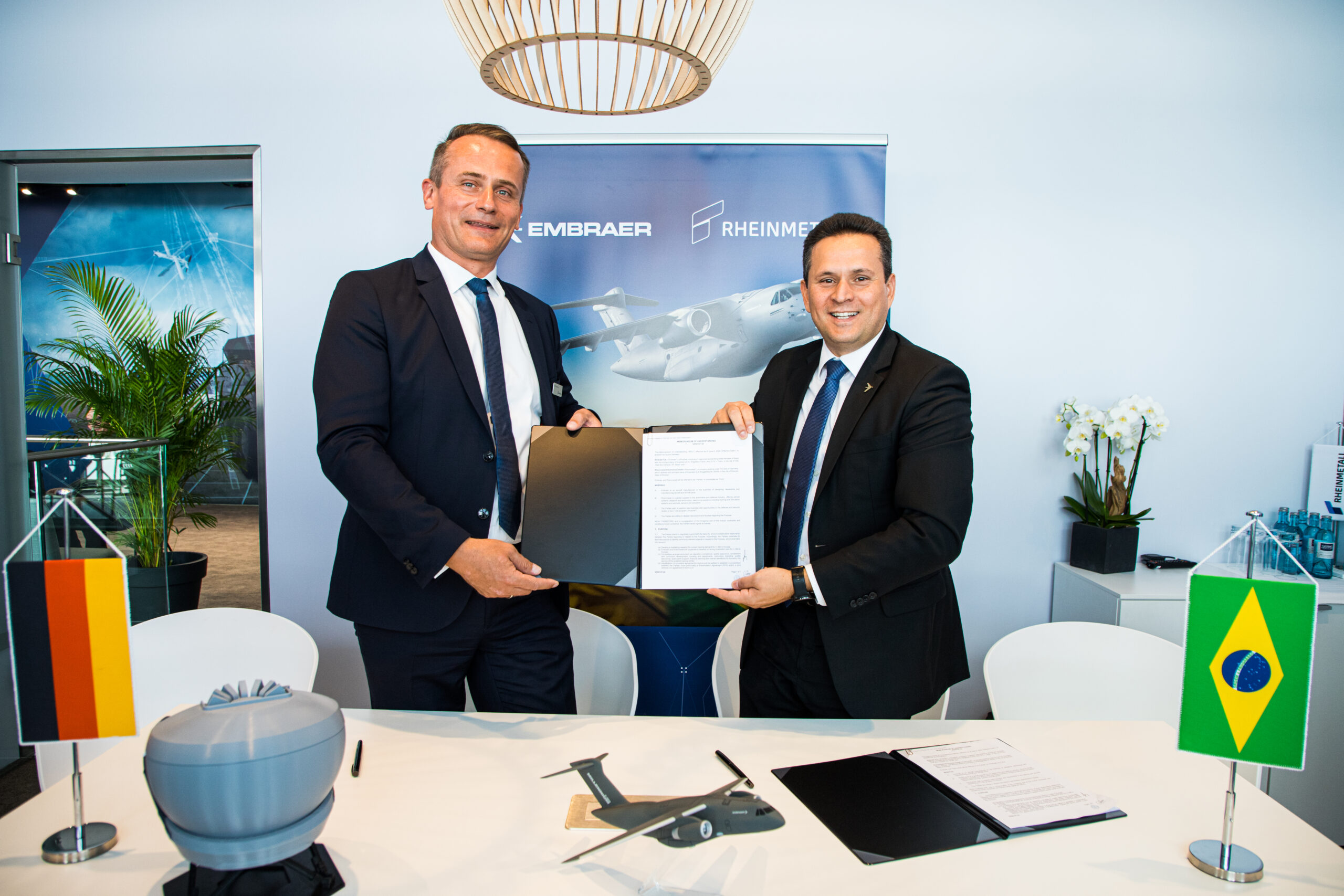 Embraer y Rheinmetall evalúan un nuevo Centro de Formación del C-390 en Europa