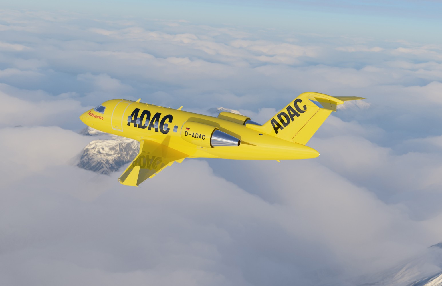 ADAC to incorporate a new Bombardier Challenger 650