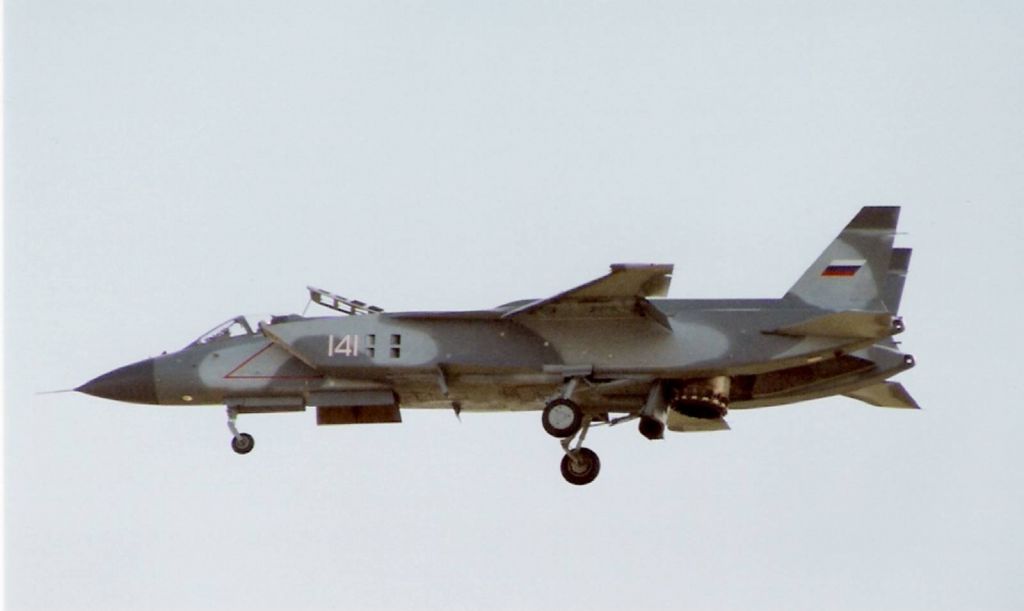 Yakovlev Yak-141 first supersonic VTOL fighter. 