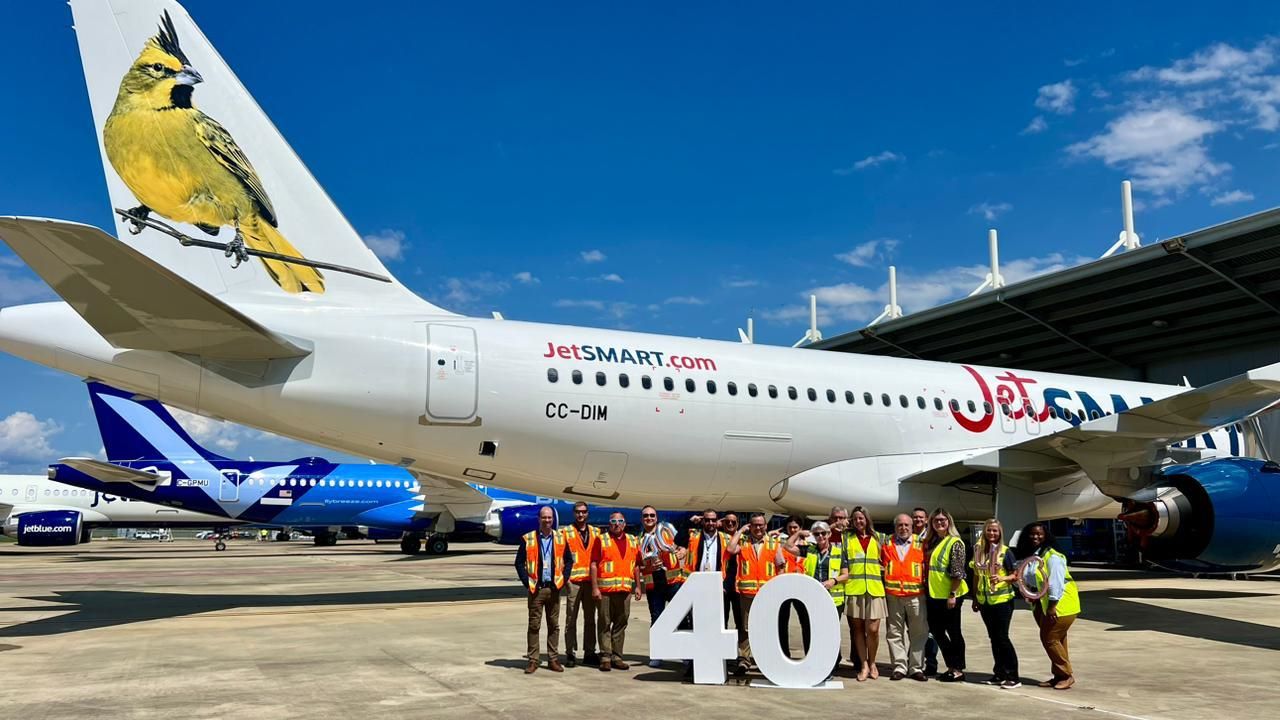 CC-DIM Airbus A320neo JetSMART Cardenal Amarillo