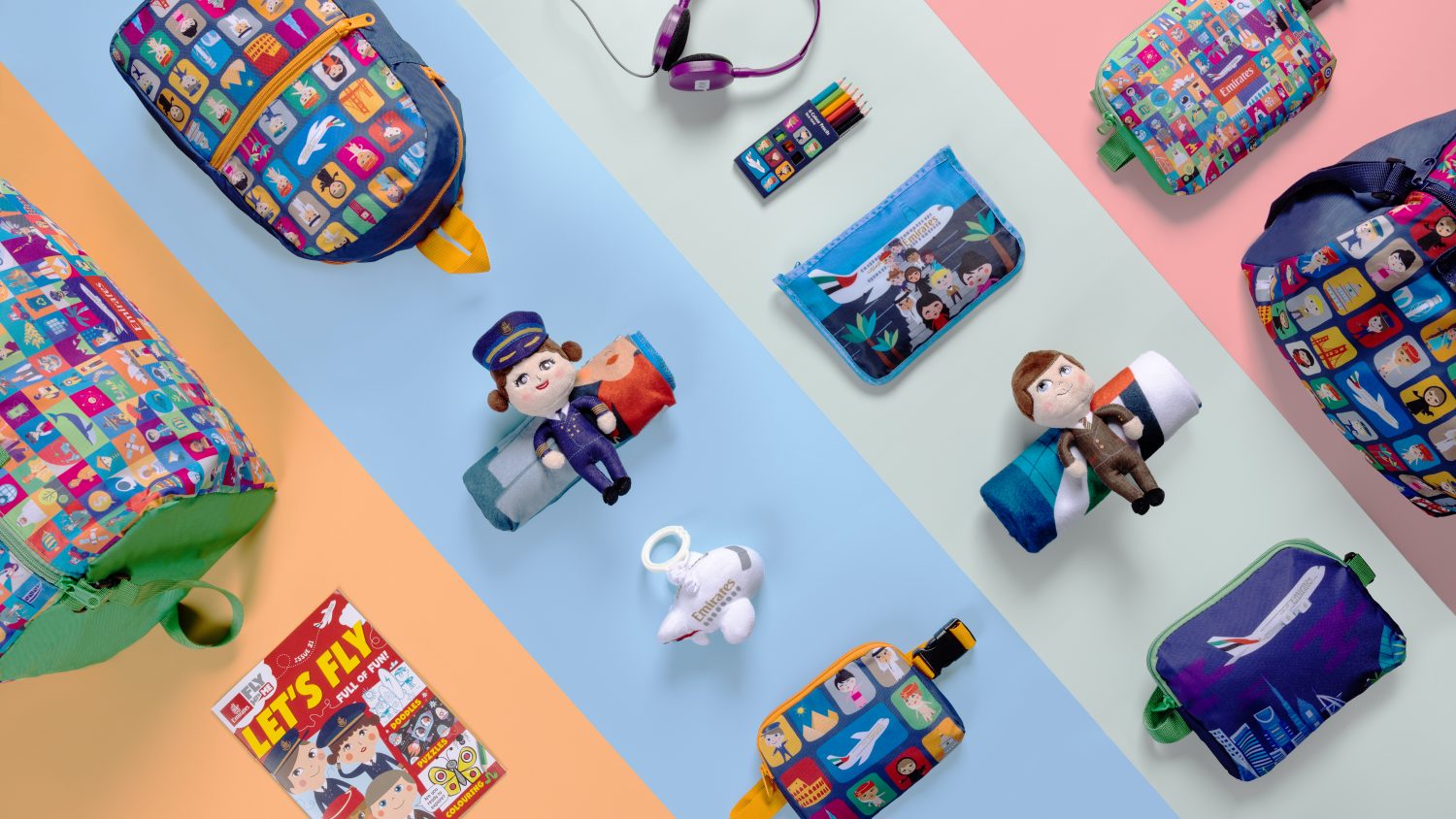 Amenity kit para menores no acompañados de Emirates