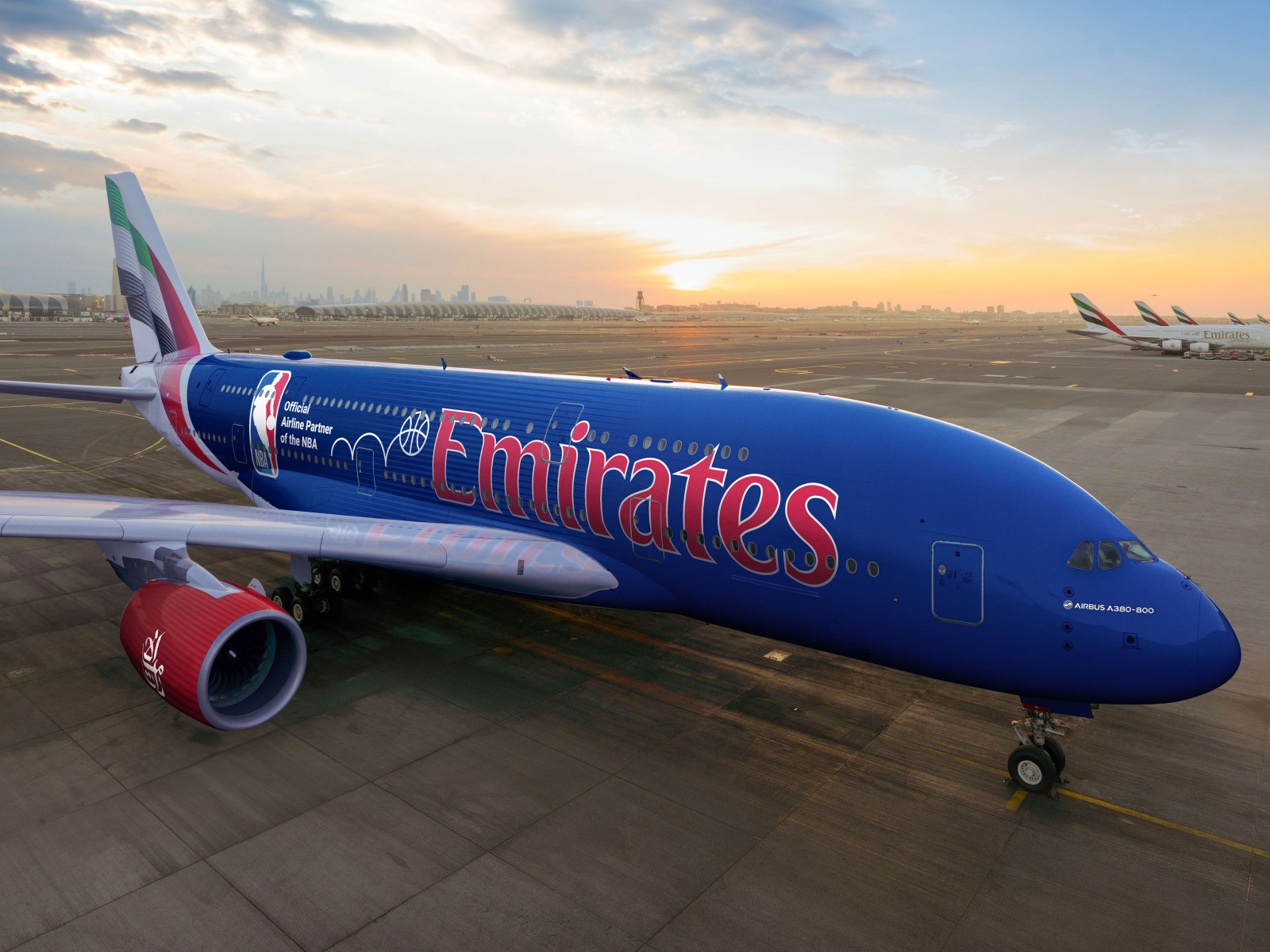 A380 NBA Emirates