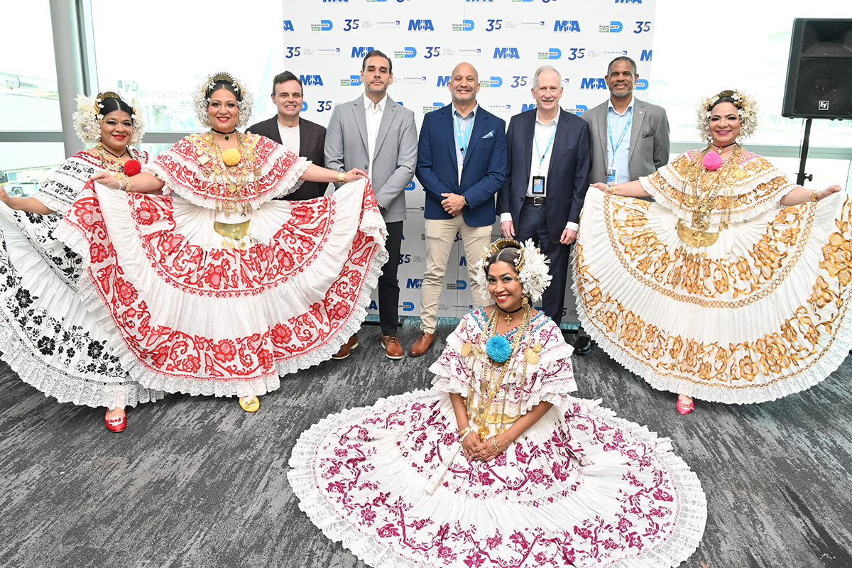 Celebración del 35 aniversario de Copa Airlines en Miami