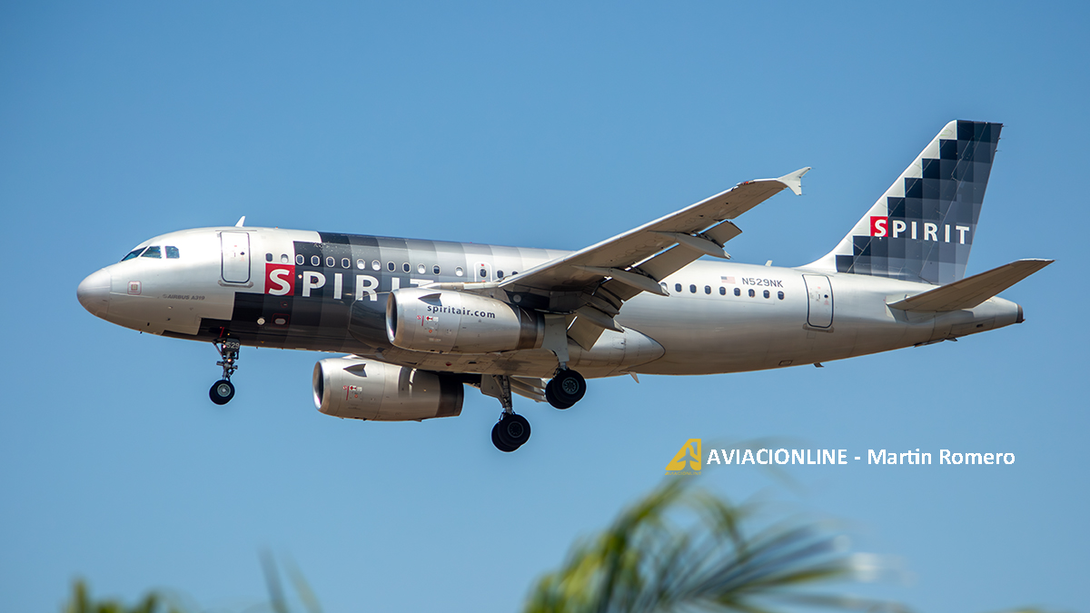 Airbus A319 Spirit Airlines N529NK