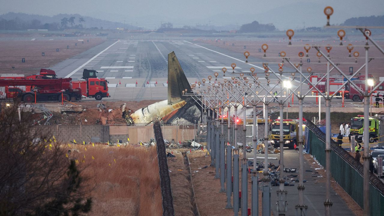 Avión siniestrado en Corea del Sur