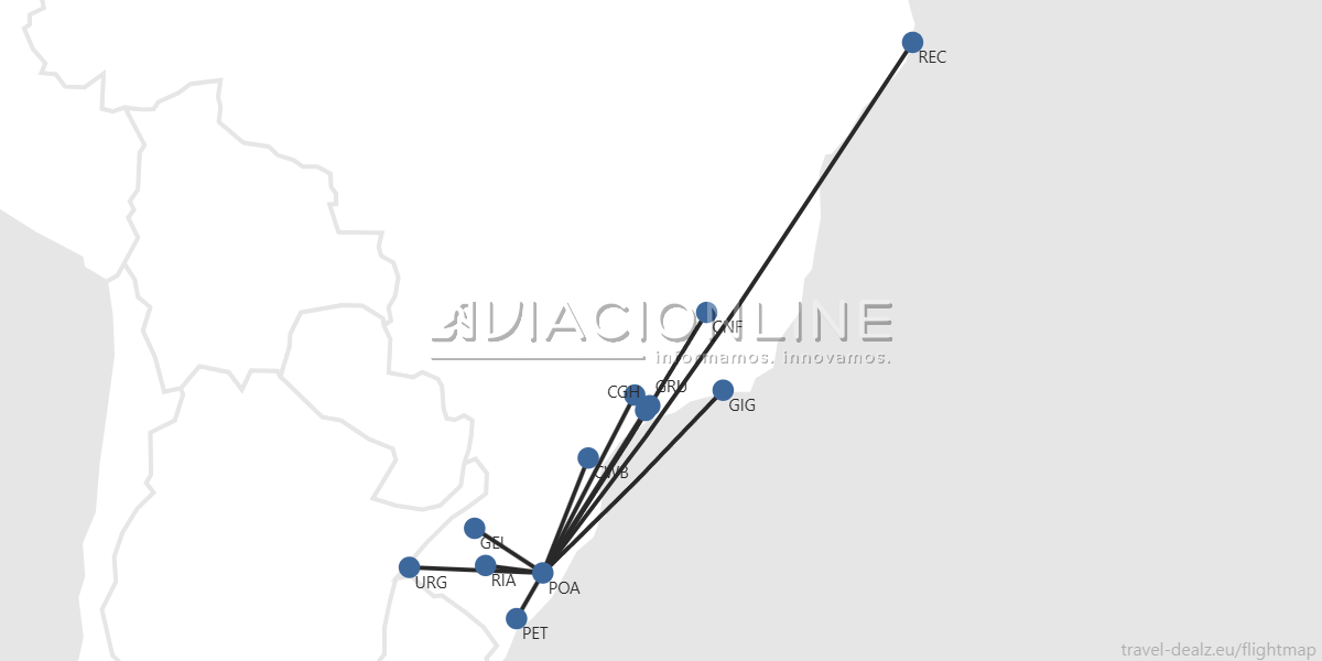 Destinos Azul - Porto Alegre Enero 2024