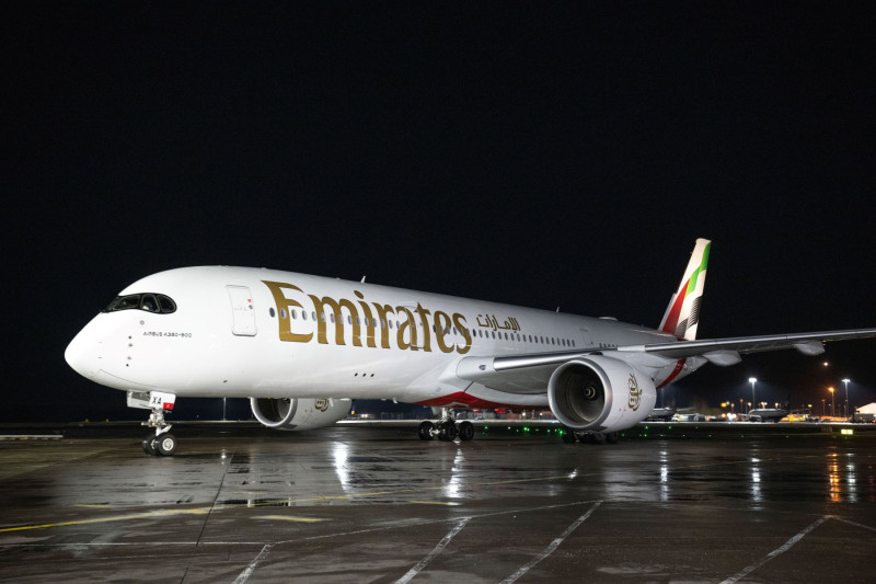 Emirates A350 Edimburgo