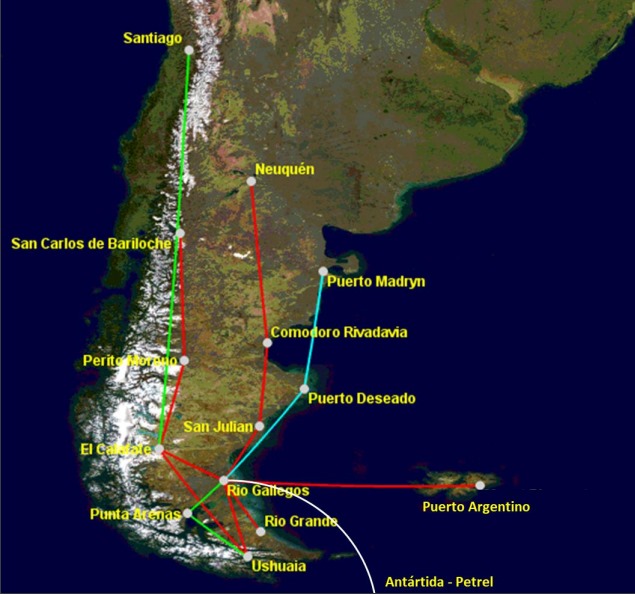 Hub Río Gallegos de American Jet - Proyecto de rutas