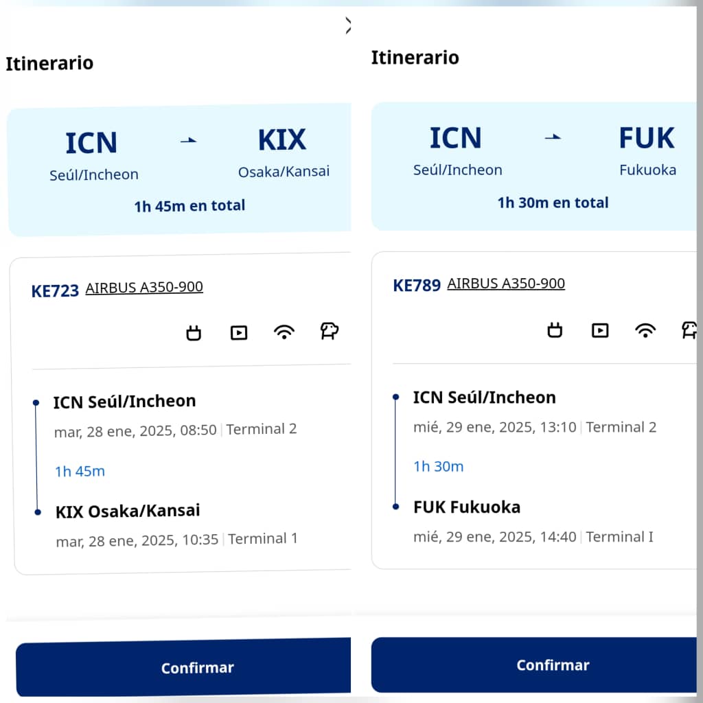 korean air reserva