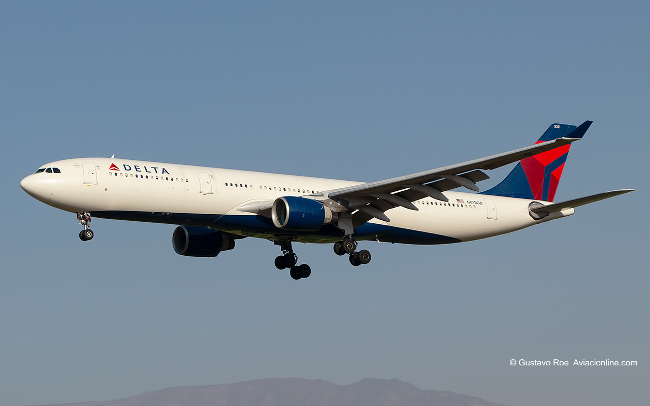 N811NW - Airbus A330-323 - Delta Air Lines