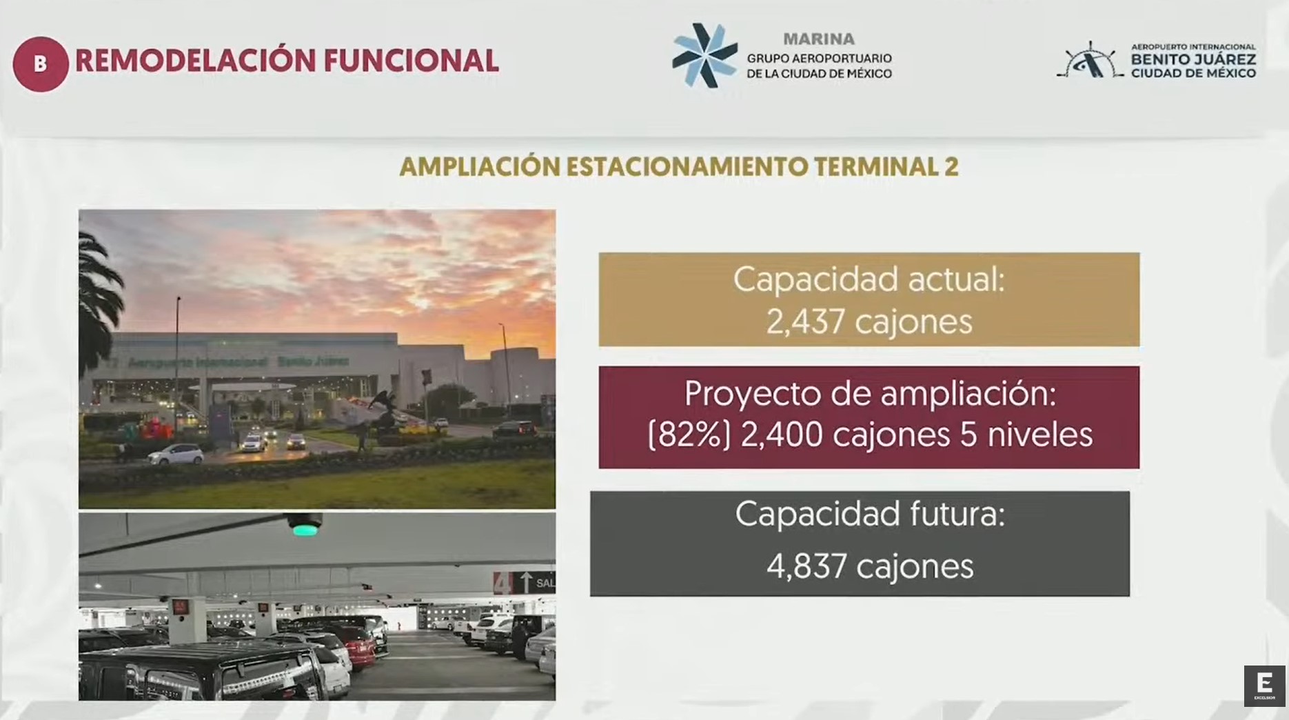 Remodelación AICM - Estacionamiento T2