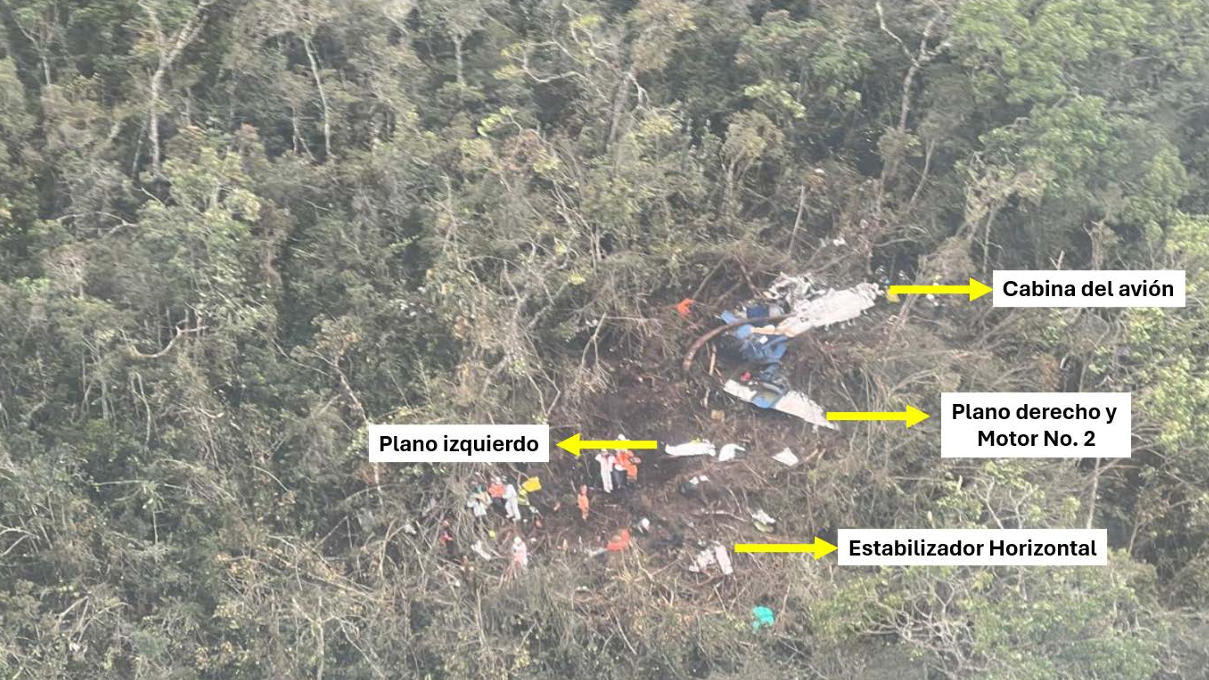 Accidente Pacífica Cessna 402 - 1