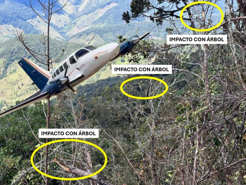 Accidente Pacífica Cessna 402 - 3