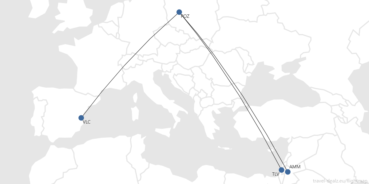 Nuevas rutas de Ryanair en Polonia