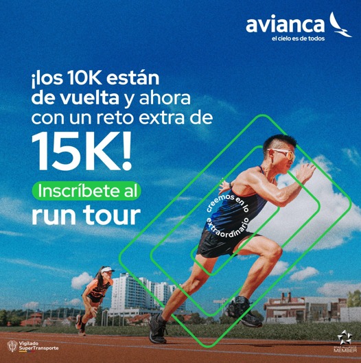 Run tour 15 k avianca