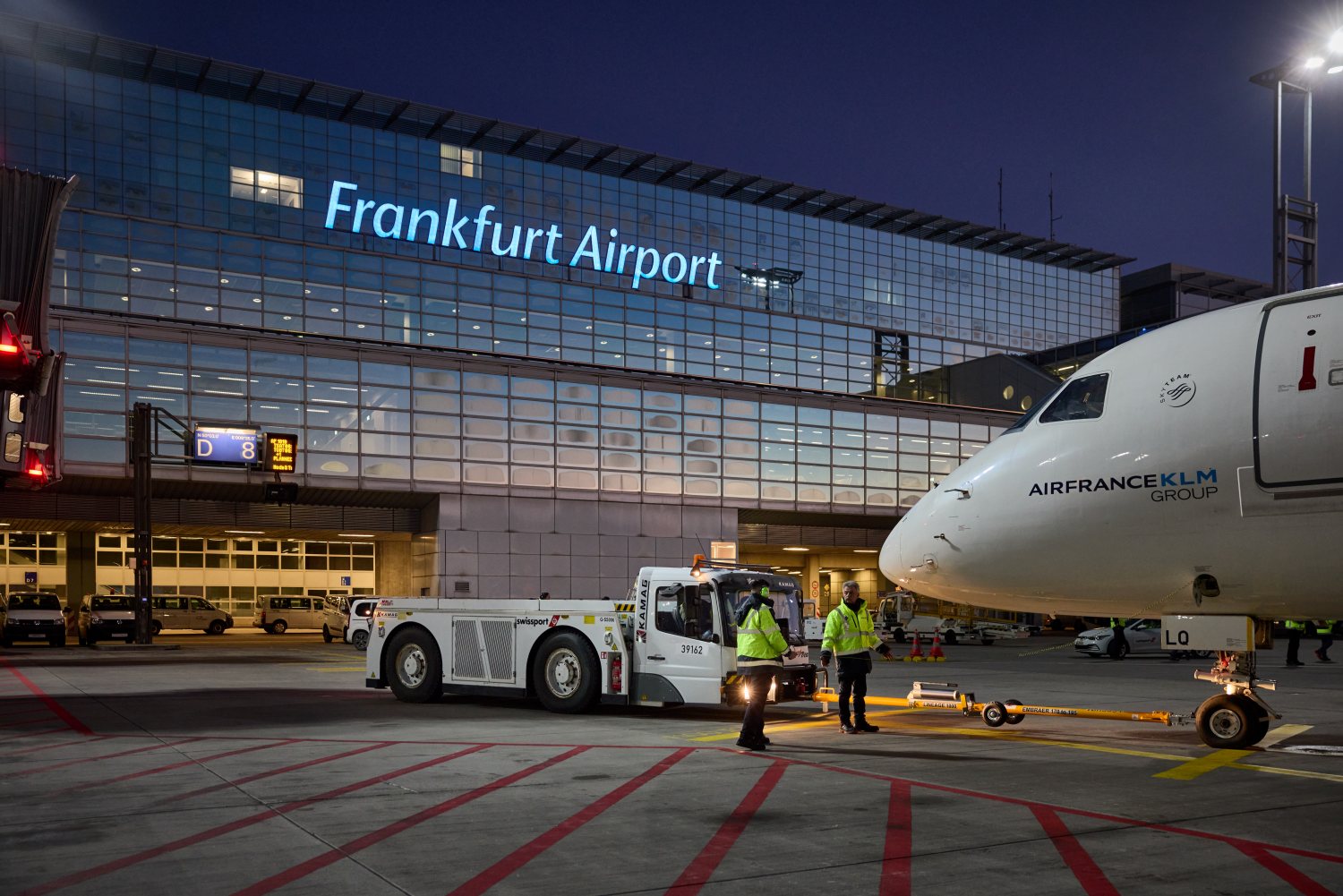 Swissport en el aeropuerto de Frankfurt