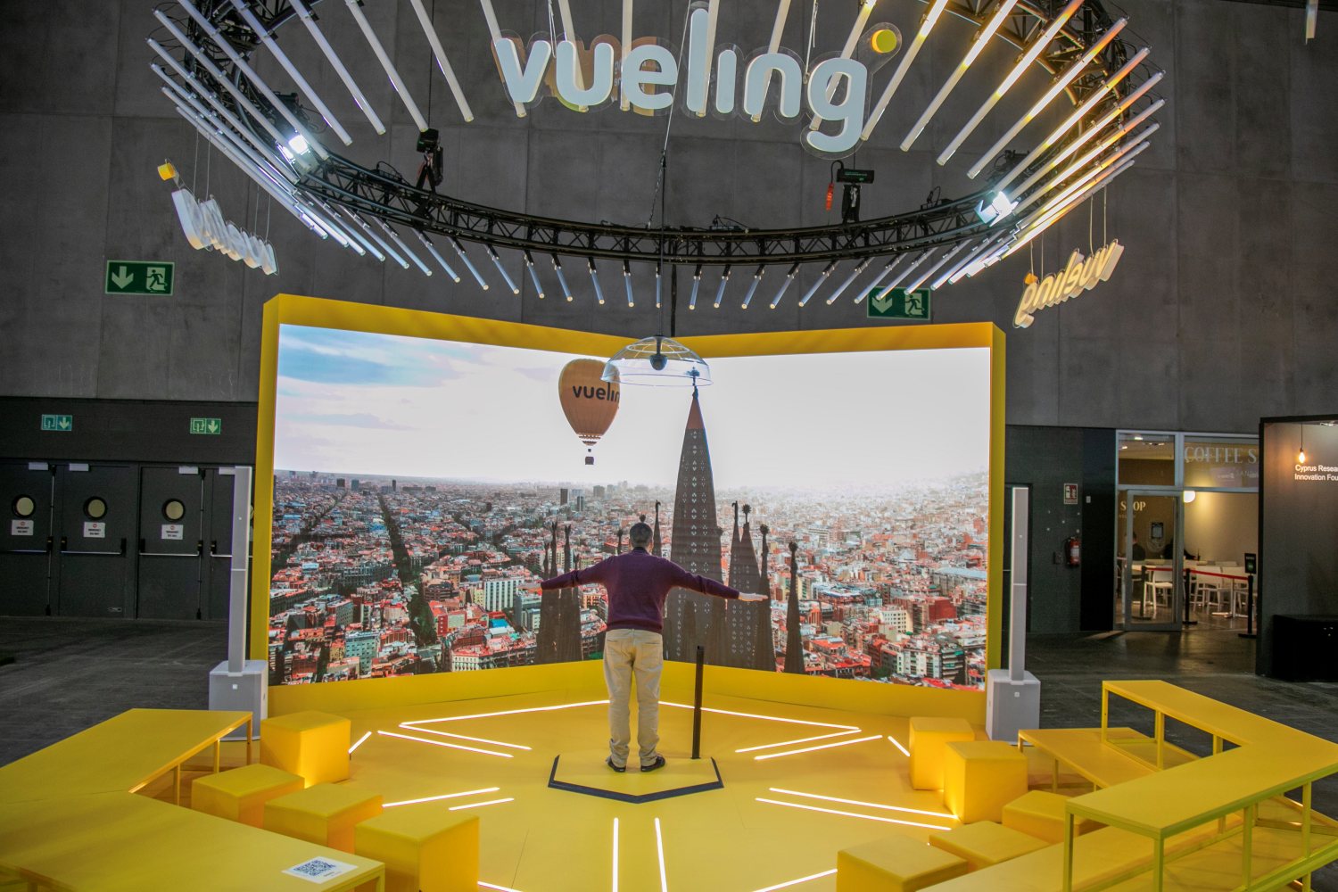 Stand de Vueling en el 4YFN-MWC25