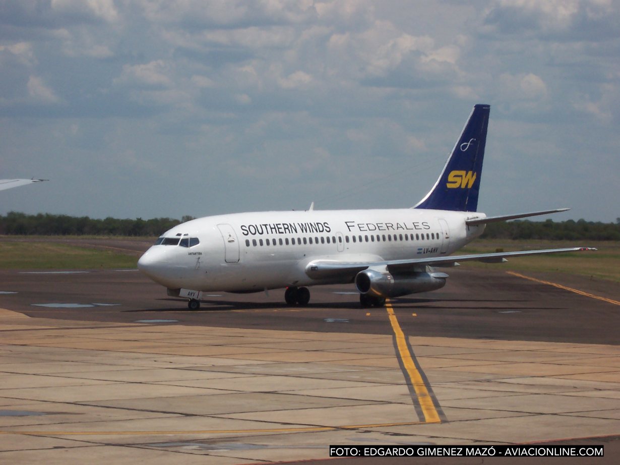 Último vuelo de Southern Winds en Resistencia - 28FEB2005