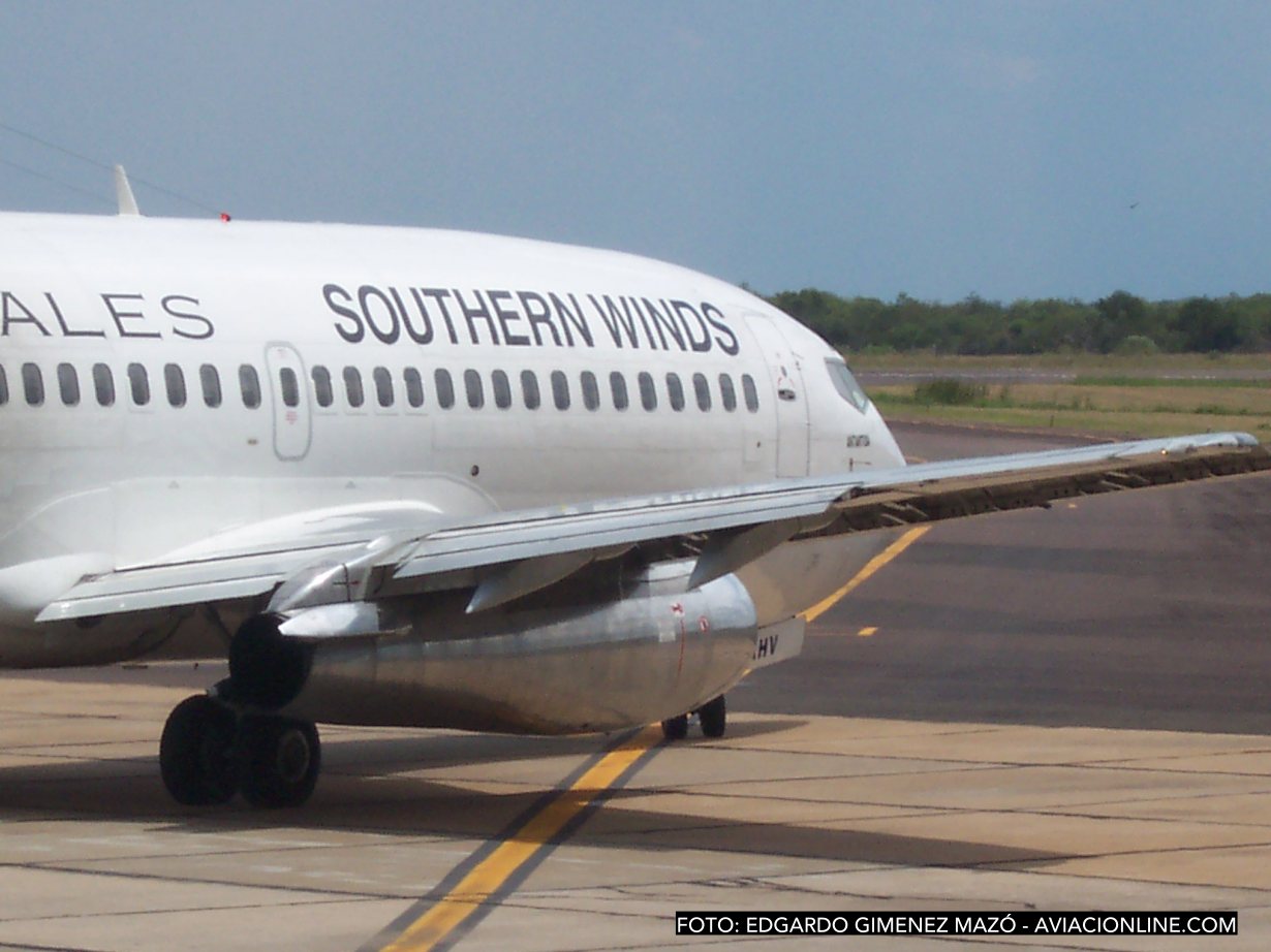 Último vuelo de Southern Winds en Resistencia - 28FEB2005